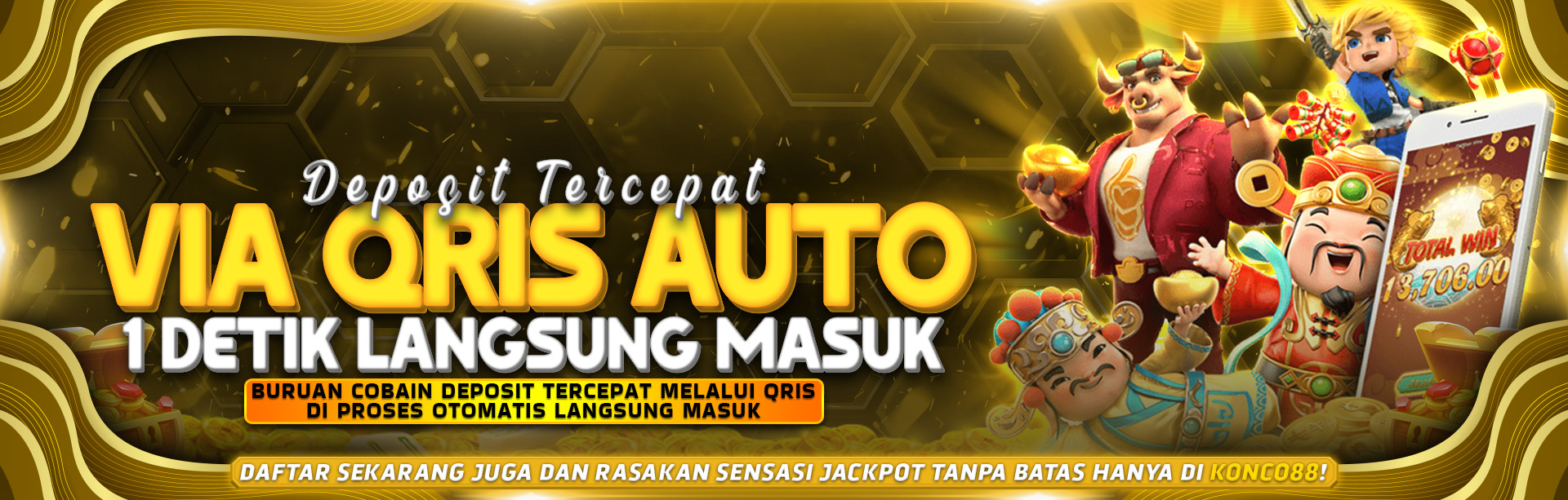 AUTO QR 1 DETIK MASUK